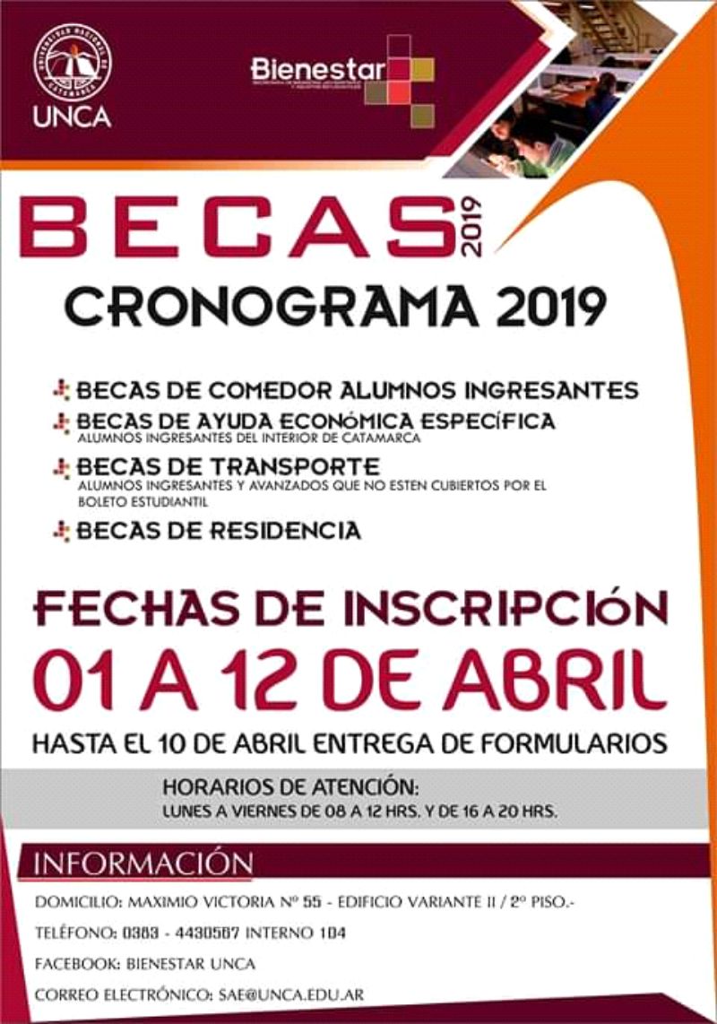 Becas 2019
